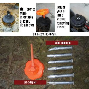 Ricky-Tiki's Plastic Lid & Mini Injectors Set